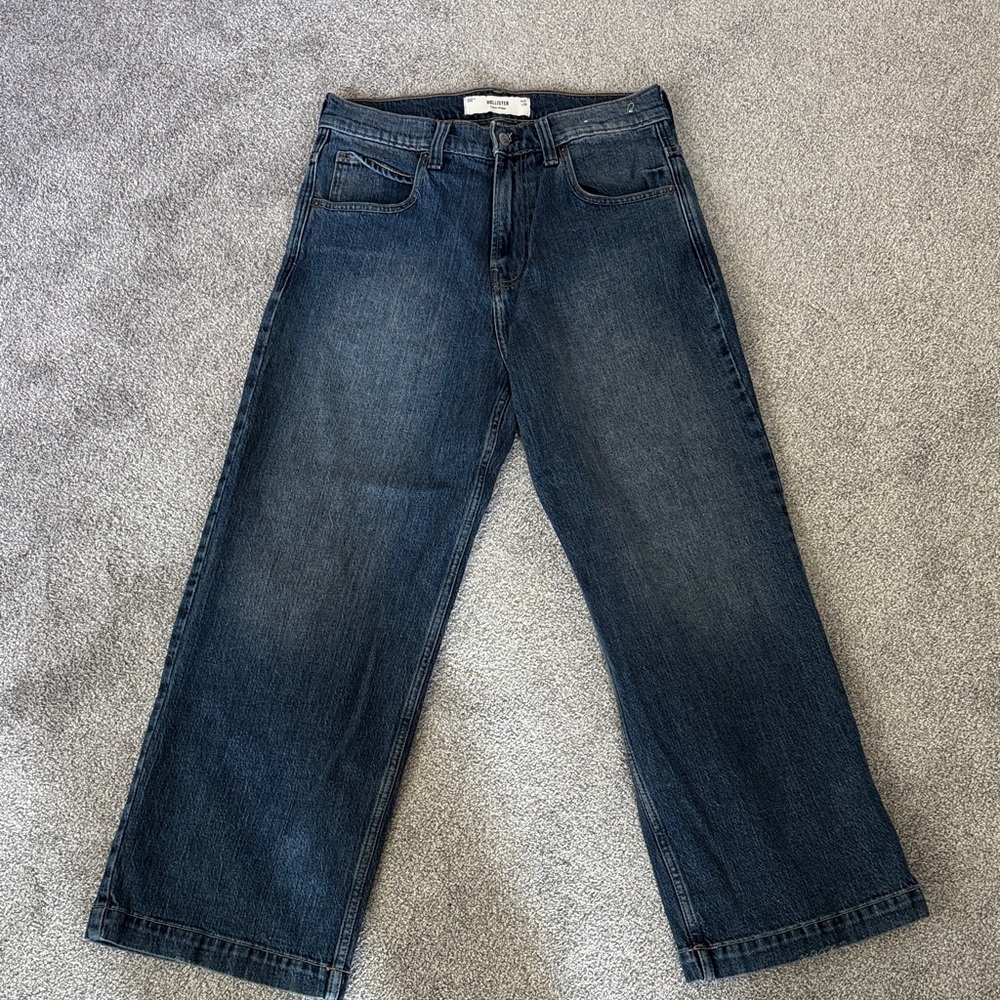 Hollister Dark Blue Relaxed Men's Jeans